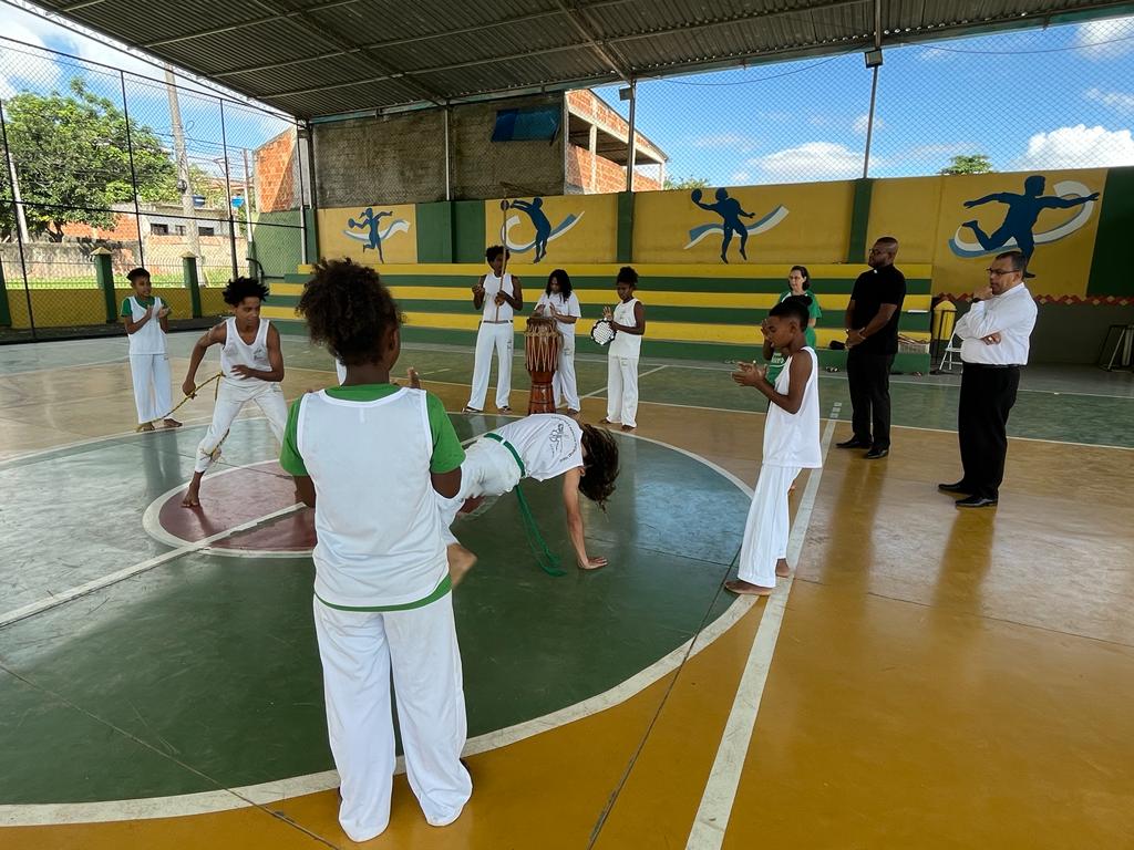 Roda de Capoeira, uma das paixões da fundadora.