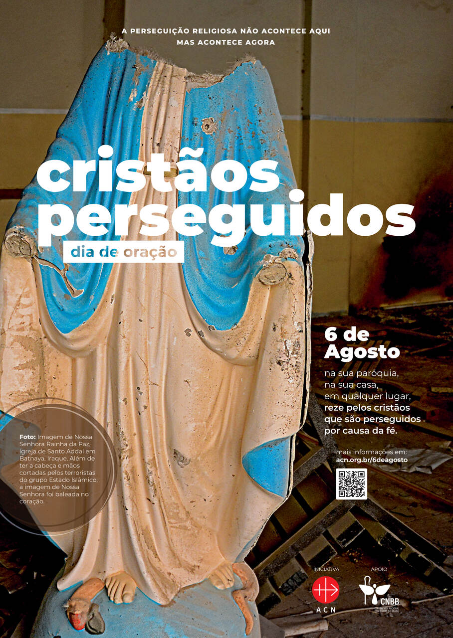 Cartaz do 9° Dia de Oração pelos Cristãos Perseguidos