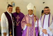 Paróquia de Nova Aurora acolhe novo pároco em celebração de posse