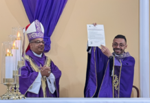 Dom Gilson preside posse de padre Thiago Corvino na Paróquia São Vicente de Paulo
