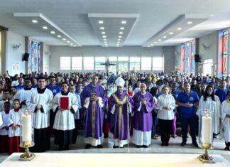 Famílias e agentes participam do 5º Retiro Diocesano da Pastoral Familiar