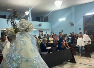 Sob o olhar de Maria, comunidade em Nilópolis celebra tríduo da padroeira e jubileu de 70 anos