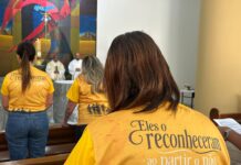 Missa mensal reúne colaboradores da Cúria Diocesana em sintonia com o Congresso Eucarístico