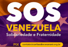 Seja sinal de esperança para as famílias atingidas pelos terremotos na Venezuela